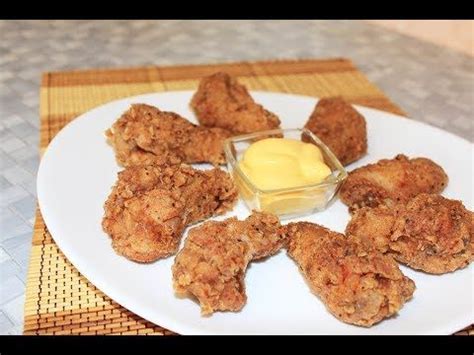 Крылышки KFC. Готовим острые крылышки в панировке КФС дома! - YouTube ...