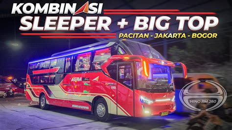 DALEMNYA BUS INI MEWAH BANGET Agra Mas Suites Combi Pacitan Bogor