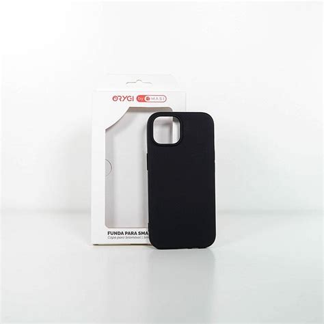 Funda Orygi Iphone Silicona Negra Spc