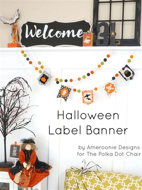 DIY Cauldron Halloween Decoration | Polka Dot Chair