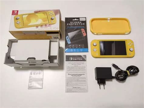 Nintendo Switch Lite Yellow Amarelo Desbloq Gb Frete Gr Tis