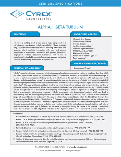 alpha + beta tubulin