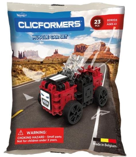 Clicformers Auto 23 Elementy Woreczek 809004 Clics Toys Sklep