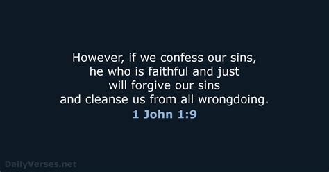 1 John 1 9 Bible Verse NCB DailyVerses Net