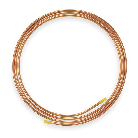 MUELLER INDUSTRIES 20 Ft Soft Coil Copper Tubing 1 4 In Outside Dia