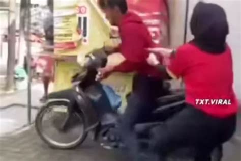 Viral Video Pegawai Alfamart Terseret Motor Diduga Pelaku Pencurian Di