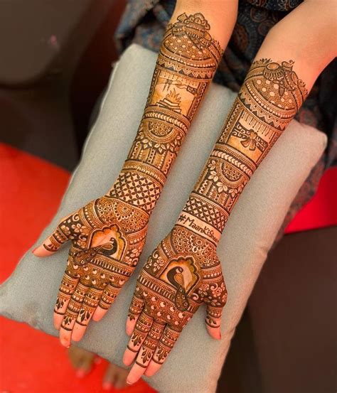 Rajasthani Bridal Mehndi Designs For Full Hands