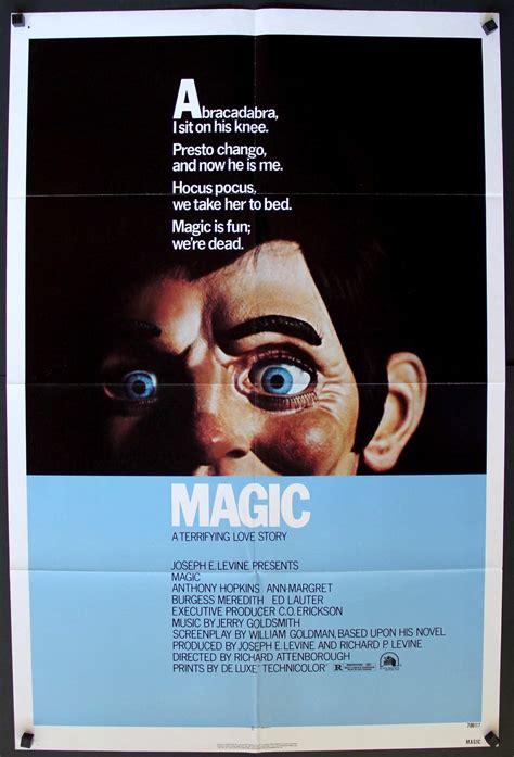 Magic (1978) Original One-Sheet Movie Poster - Original Film Art ...