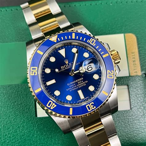 ROLEX SUBMARINER DATE BLUE DIAL REF. 116613LB FULL SET – Singapura Watches