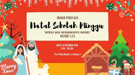 Sekolah Minggu Gambar Tema Natal 99 Gambar Hari Raya Natal Kartun