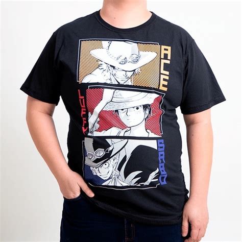 Camiseta Piticas One Piece Irmãos Dupla Face Shopee Brasil