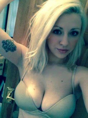 Blonde Bra Porn Pic