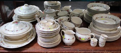 Lot Royal Doulton Complete Dinner Set St James Some As Found