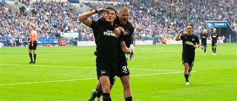 Verdienter Auswärtssieg im Duell der Absteiger Hertha BSC schlägt