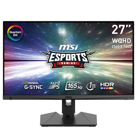 Buy MSI Optix MAG274QRF QD Esports Gaming IPS Monitor 27 Inch 16 9