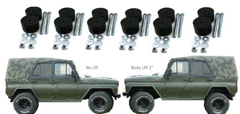 Uaz Gaz Zestaw Lift Mm Uaz Gaz X Body Lift Mm Lift Cale Za