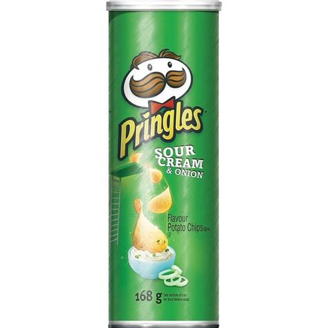 Pringles Flavour Potato Chips Sour Cream And Onion Flavour 168 G