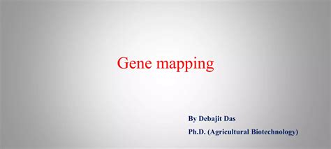 Gene mapping | PPT