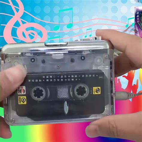 Кассетный проигрыватель портативный магнитофон для Mp3 полный ...