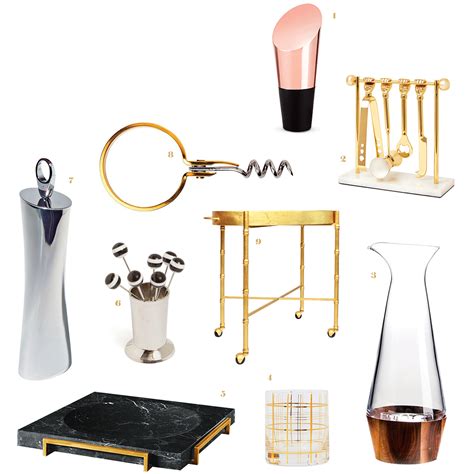 Nine Metallic Must-Haves for Your Cocktail Bar - Boston Magazine