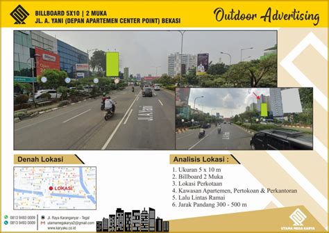 Sewa Titik Billboard Dan Baliho Di Bekasi Jl A Yani Depan Apartemen