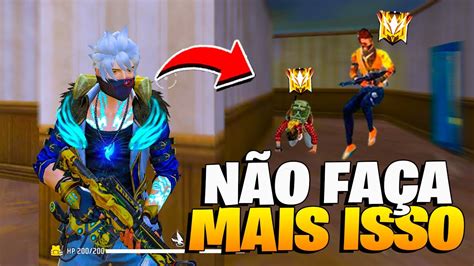 5 ERROS que você NUNCA deve cometer no FREE FIRE VOCÊ JÁ FEZ O 3º