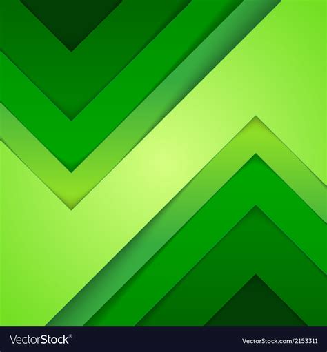 Abstract green triangle shapes background Vector Image