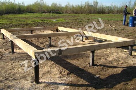 Фундамент на сваях: Подробная информация о плюсах и минусах фундамента ...