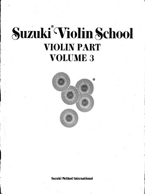 Suzuki Violin Method Vol 03 Pdf