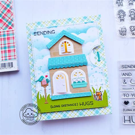 Cloud9 Crafts DT Inspiration Lawn Fawn Tiny Friends Build A House