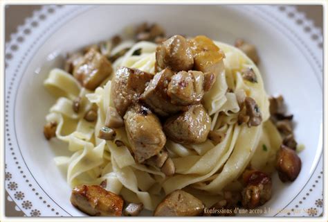 Tagliatelles Aux C Pes Et Au Foie Gras Confessions D Une Accro La