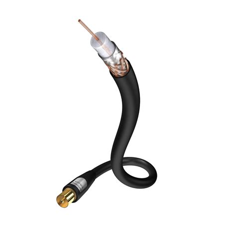 Coax antenna cable - 1.5 m | 90 dB double shielding, gold-plated contacts, 75 ohms, 3 GHz