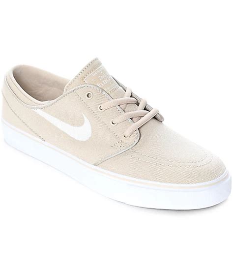 Nike Sb Janoski Summit Oatmeal Canvas Womens Skate Shoes At Zumiez Pdp