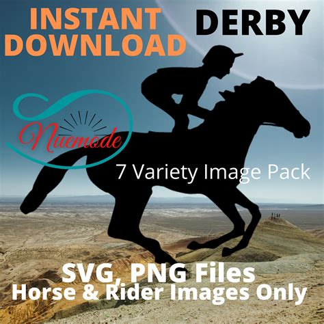 Kentucky Derby Horse Racing Silhouette Cut Filetrack Betting Stallion