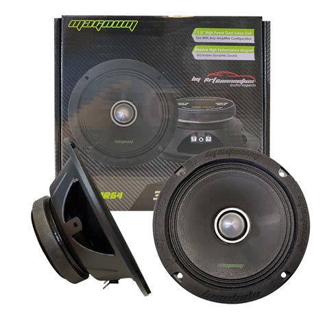 MAGNUM PRO MR64 PAR DE MEDIOS RANGOS DE 6 5 150W RMS 300W MAX 4 OHMS