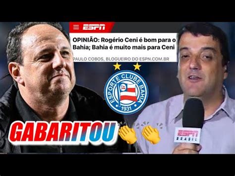 Jornalista Da Espn Gabaritou Ao Analisar Contrata O De Rog Rio Ceni