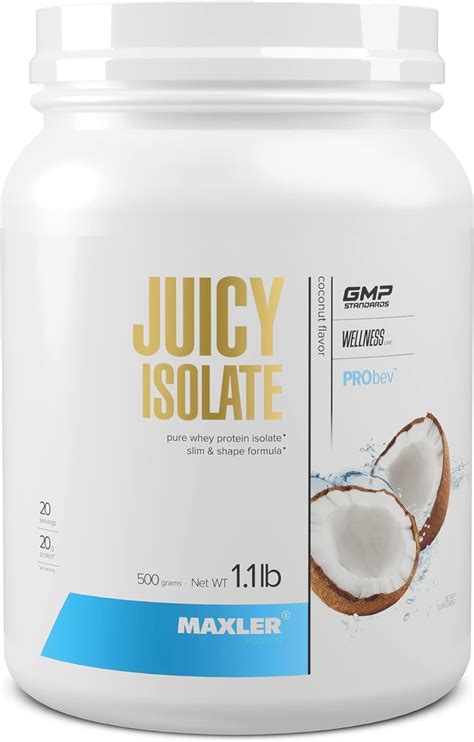 Maxler Juicy Isolate Prote Na En Polvo Aislado De Suero Transparente