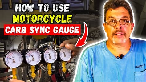 How To Use Motorcycle Carburetor Vacuum Synchronization Gauge Youtube