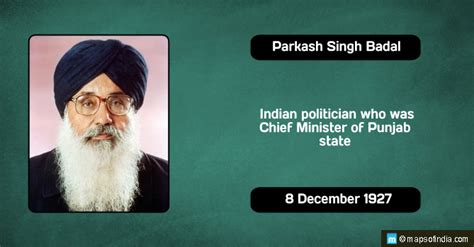 Parkash Singh Badal: Biography, Family, Early days in Politics ...