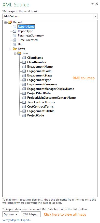 vba - Excel Add A Field To An Xml Map - Stack Overflow