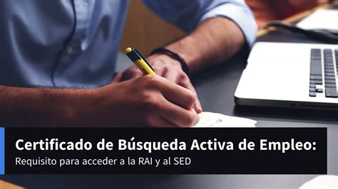 C Mo Obtener El Certificado De B Squeda Activa De Empleo Baphala