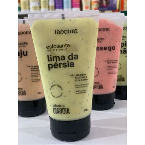 Esfoliante Rosto Corpo Lima Pérsia Vitamina C Labotrat 150g Shopee Brasil