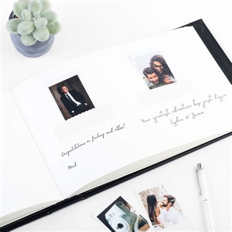 Wedding Guest Book Black Instax Photo Album For All Instant Etsy