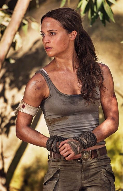 Alicia Vikander As Lara Croft Tomb Raider Foto Fanpop