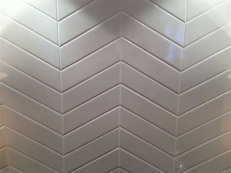 Subway Tile Chevron Pattern The Urban Decor