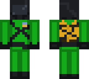 Lethal company green suit | Minecraft Skin