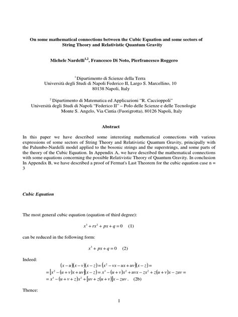 Quantum Gravity and String Theory | Complex Number | Variable (Mathematics)