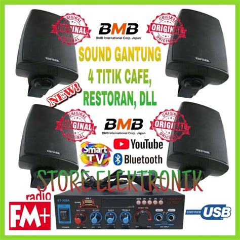 Jual Paket Speaker Inch Bmb Kg Buat Di Ruangan Cafe Dan Restoran