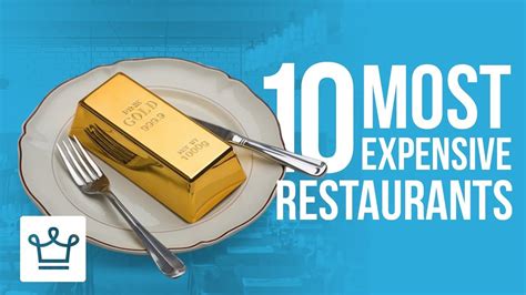 Top 10 Most Expensive Restaurants In The World Youtube