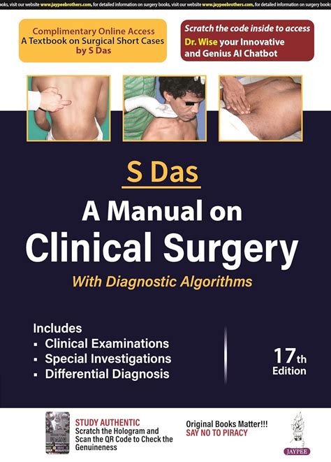 Buy A Manual On Clinical Surgery With Diagnostic Algorithms Book